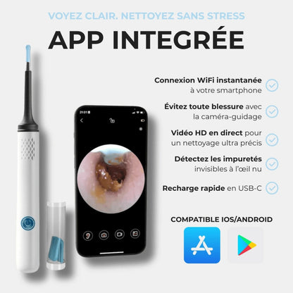 Cure-oreille caméra